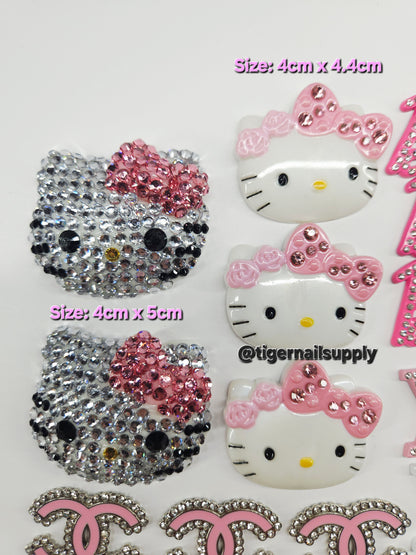 Large Junk Charms for Nails, Phone Cases, Bags, KITTY and Other Designs