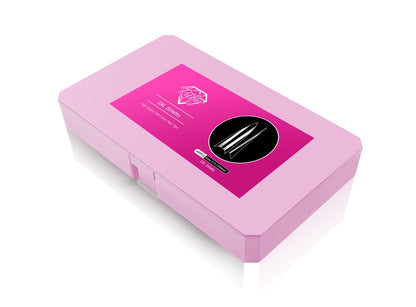 Ruby Nail Tip Boxes Pink, Clear, C Curve, No C, Square Coffin Stiletto Almond