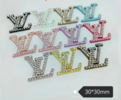 Listing 1 of 4: BRAND LOGOS Large Junk Charms Designer Luxury Charms for Nails, Phone Cases, Bags, Arts and Crafts