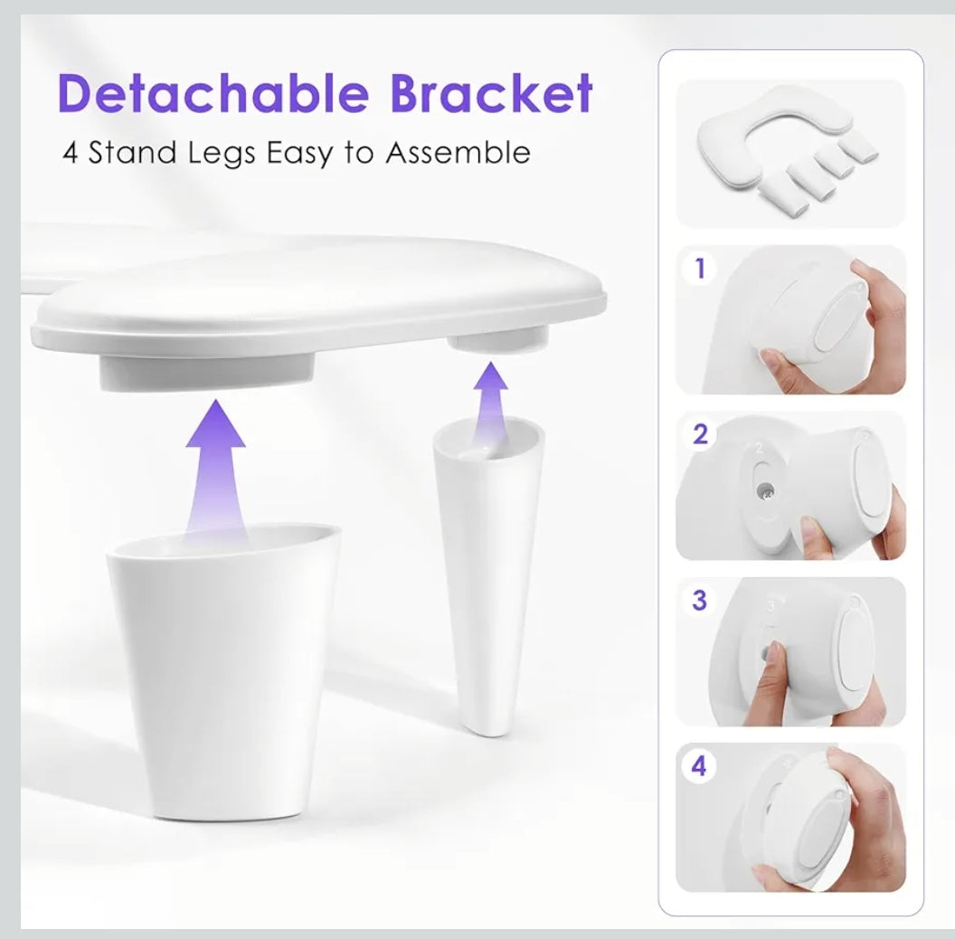 Luxury Nail Arm Rest With Legs and Anti-Slip and U-Shape Arm Rest