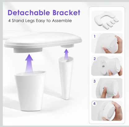 Luxury Nail Arm Rest With Legs and Anti-Slip and U-Shape Arm Rest