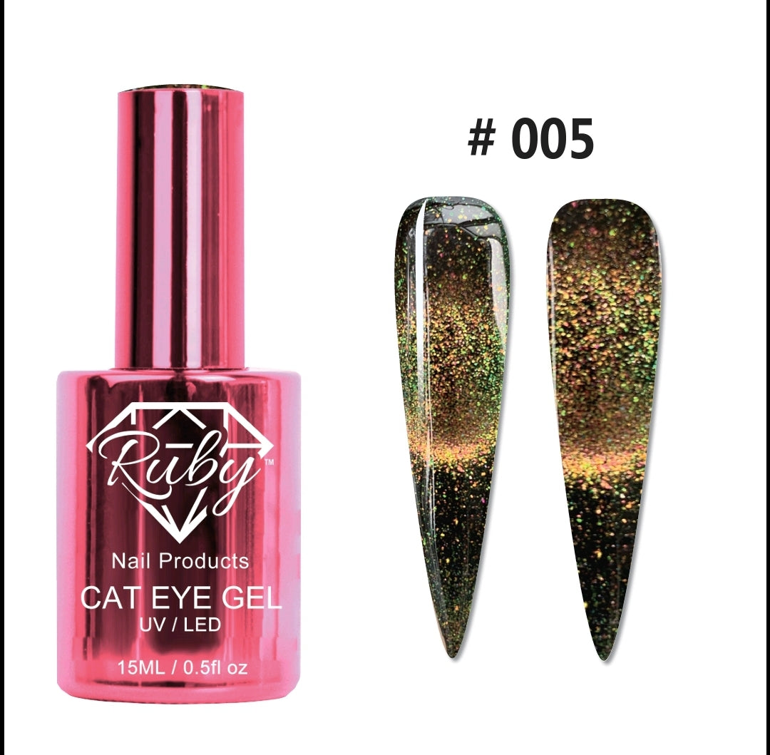 Ruby Cat Eye Gels 12 Colors Collection 1