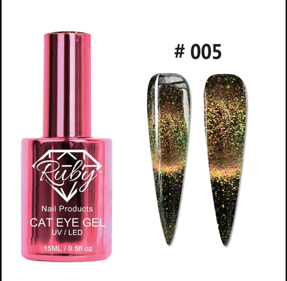 Ruby Cat Eye Gels 12 Colors Collection 1