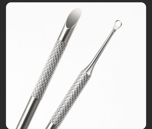 Cuticle Pusher Russian Manicure Dual Sided Circle Oval Angled