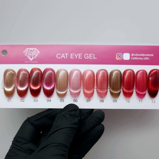 Ruby Cat Eye Gels – Collection #2 | Magnetic Cateye Gel Polishes